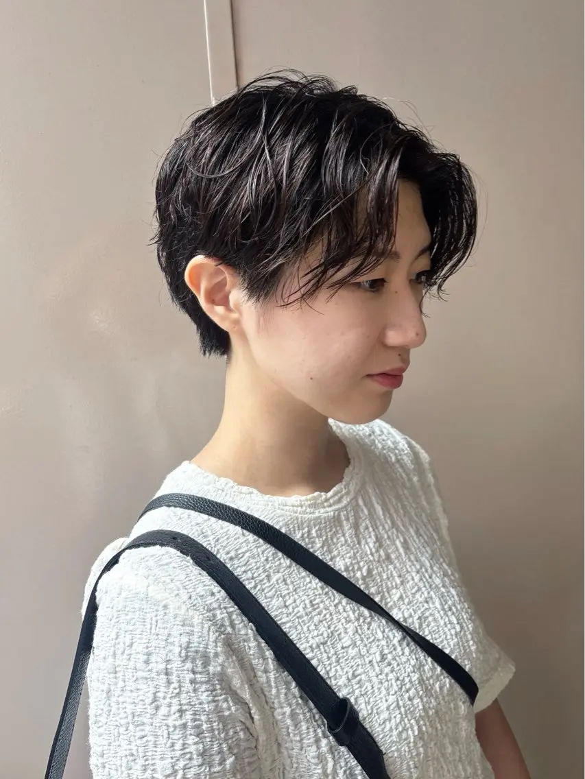 ショート パーマ カット パーマ ショート・ボブ 🌈chinaのヘアスタイル