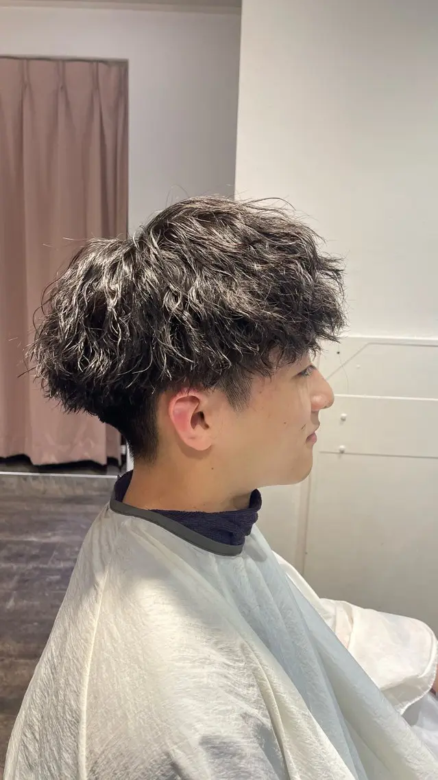 パーマ メンズ 大人男子の メンズパーマのヘアスタイル