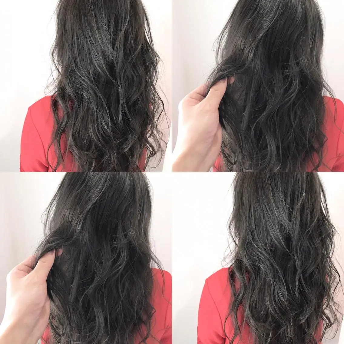 ロング カラー パーマ ヘアアレンジ ネイル マツエク・マツパ アッシュ 井坂 弘人のヘアスタイル