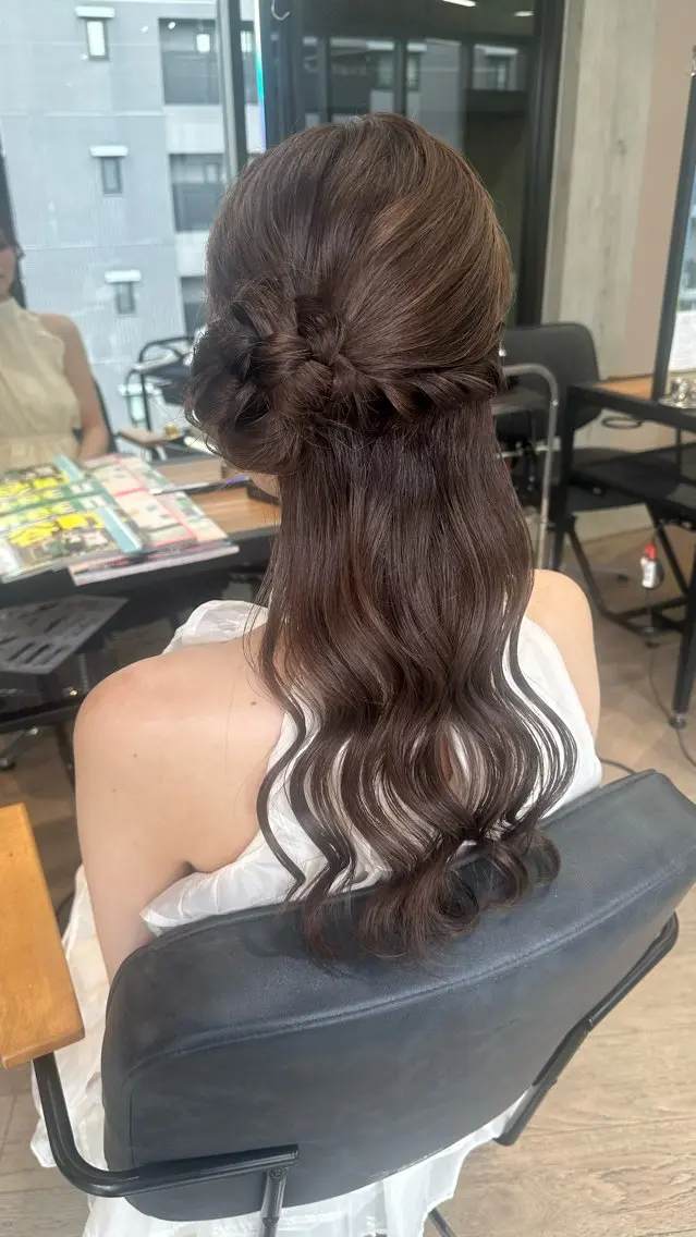 ロング ヘアセット RINO‎🤍🎀 𝑏𝑒𝑙𝑡𝑎のヘアスタイル
