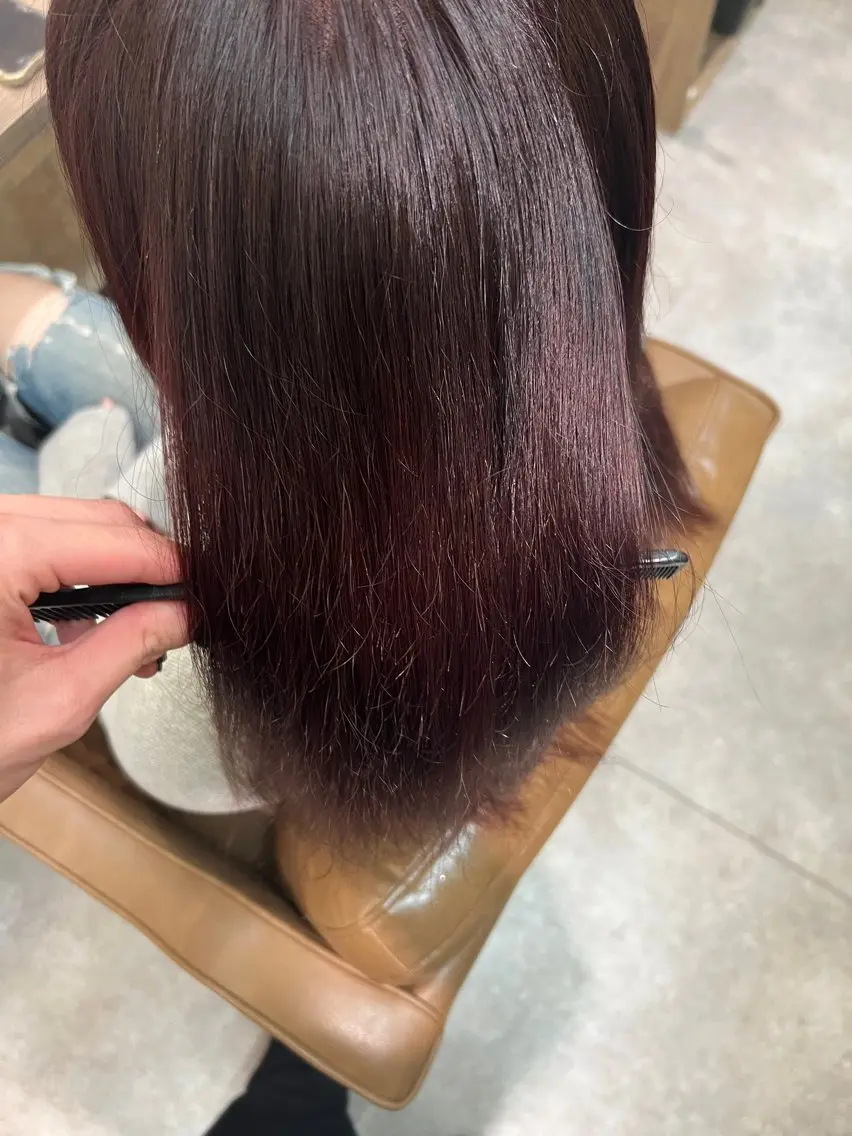 ミディアム カラー 和久井 琉空のヘアスタイル