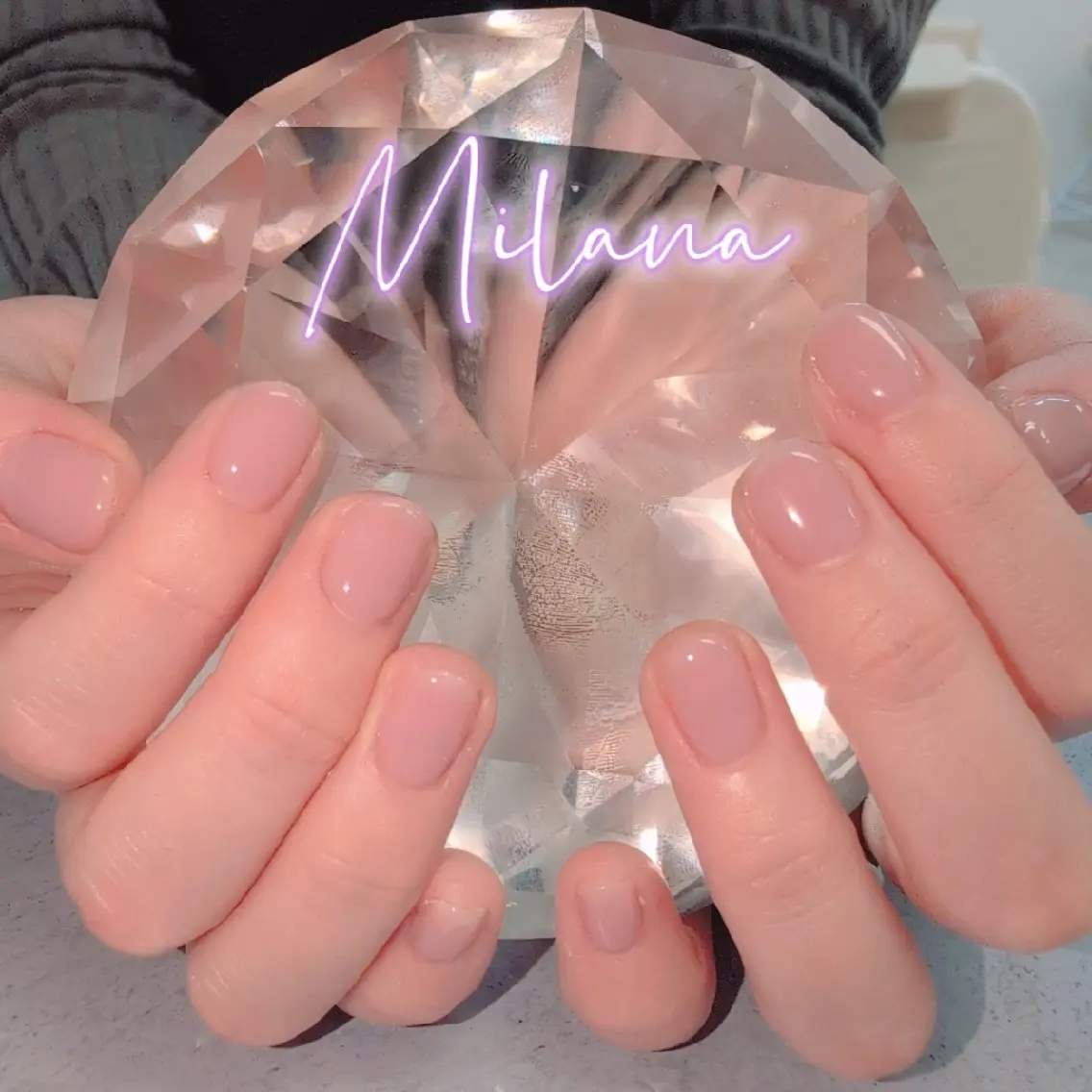 ネイル ワンカラーネイル ハンドネイル Milana 川瀬のネイルデザイン