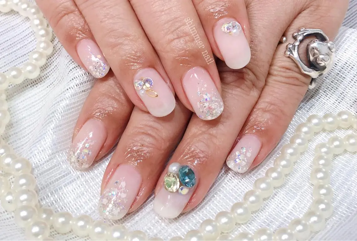 ネイル ハンドネイル Shimmer Nail⋆*✩のネイルデザイン