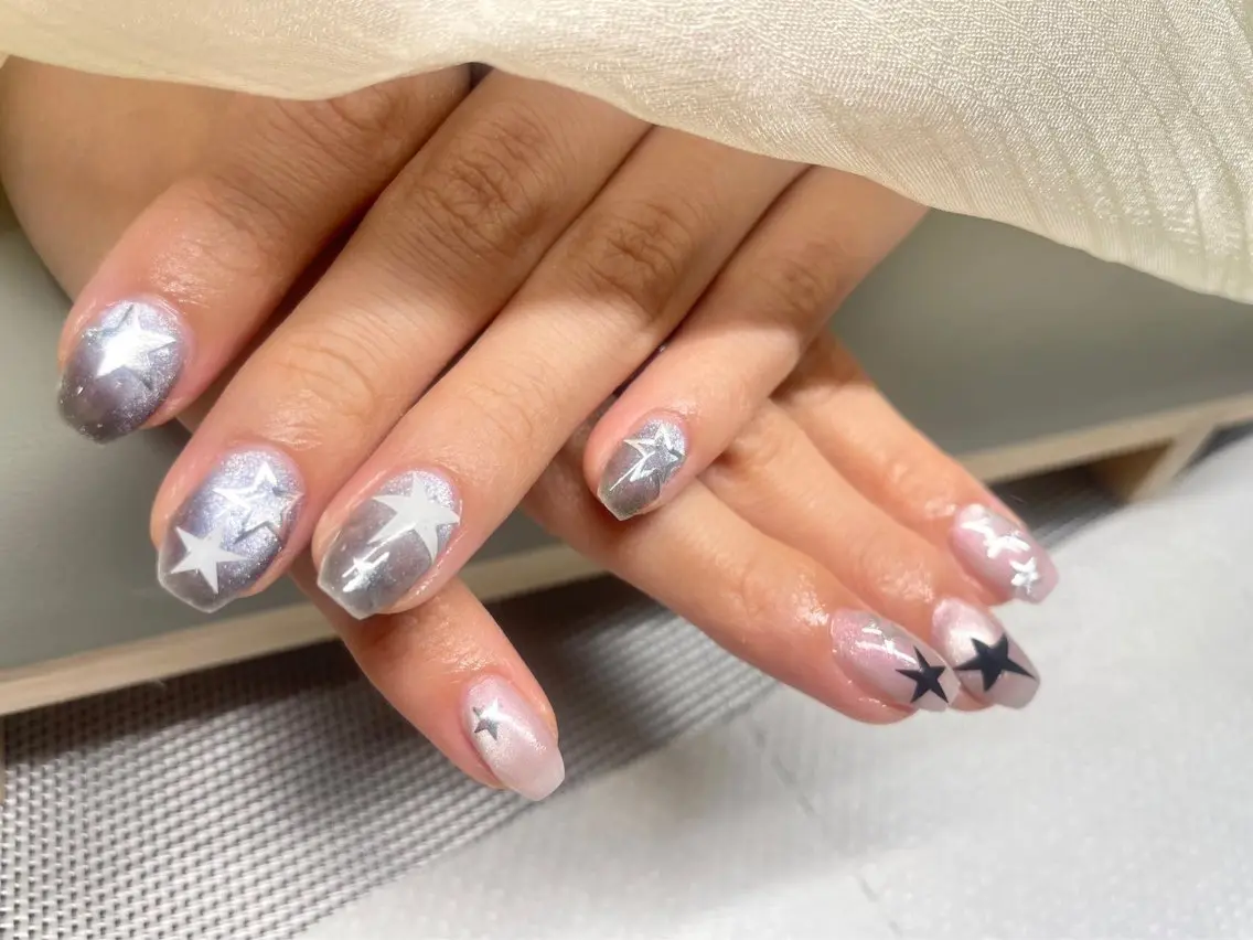 ネイル ジェルネイル マグネットネイル 持ち込み ワンカラーネイル Belle Nailのネイルデザイン