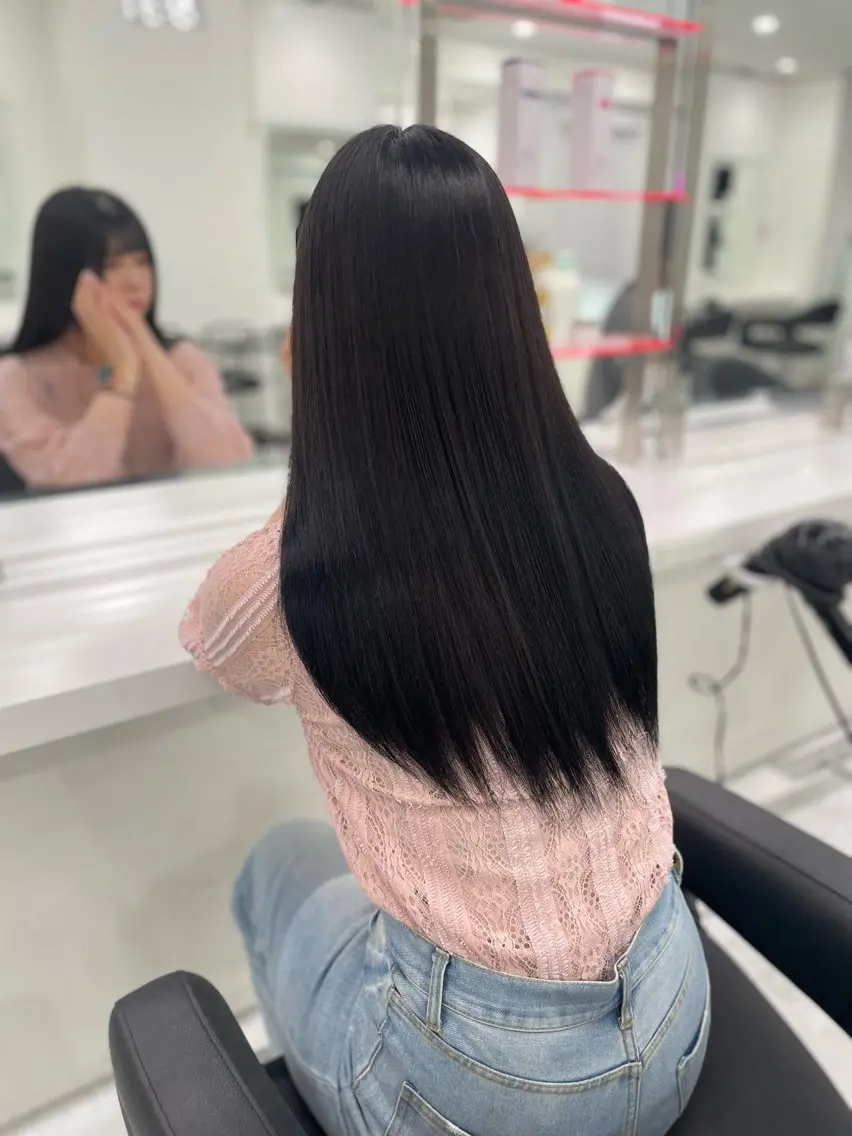 ロング カラー ヘアカラー トリートメント 韓国アイドル🤍ブリ ーチカラー🤍わかなのヘアスタイル