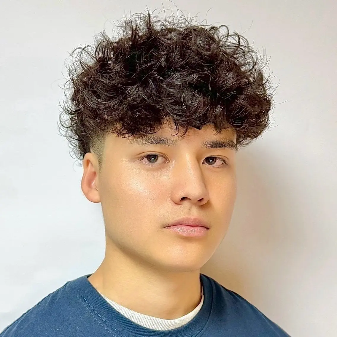 メンズ カット パーマ 原田 黎也のヘアスタイル