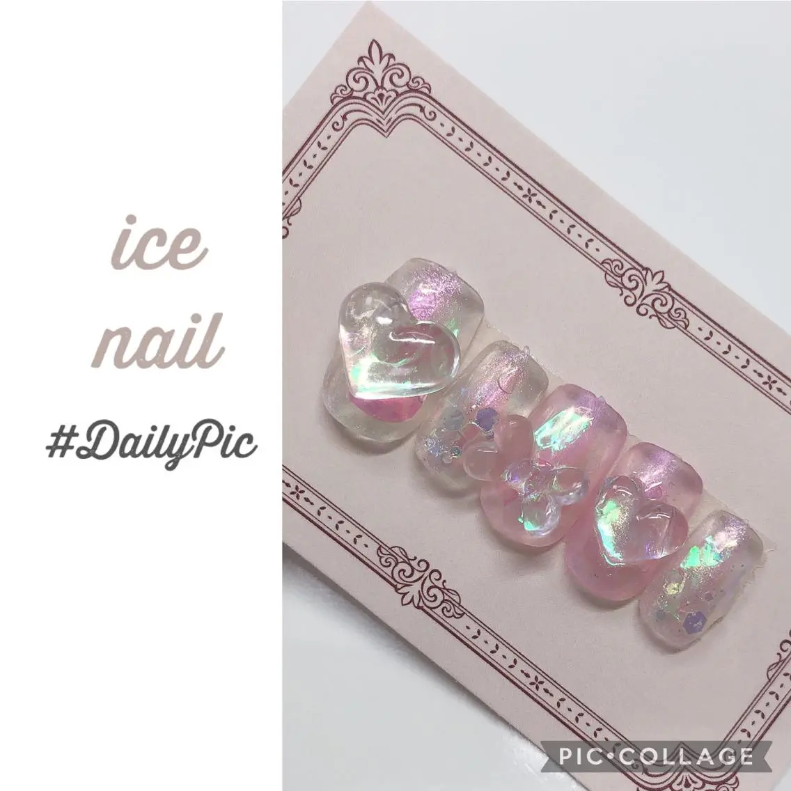 ネイル 氷ネイル・うるうるネイル ハンドネイル Re:∅ nail /HIRAMOTOのネイルデザイン