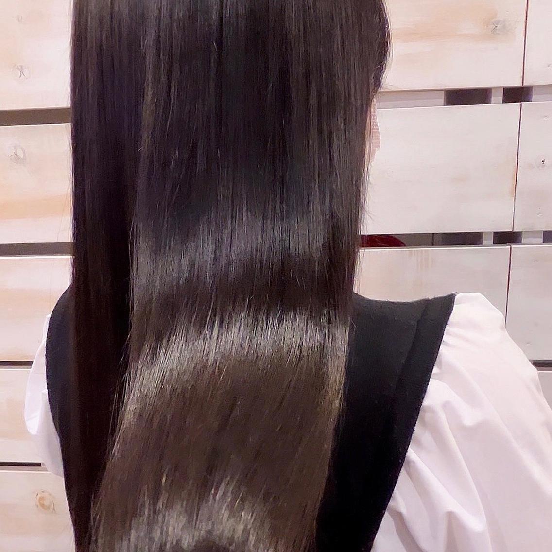ロング ロング トリートメント ほんだ りおんのヘアスタイル
