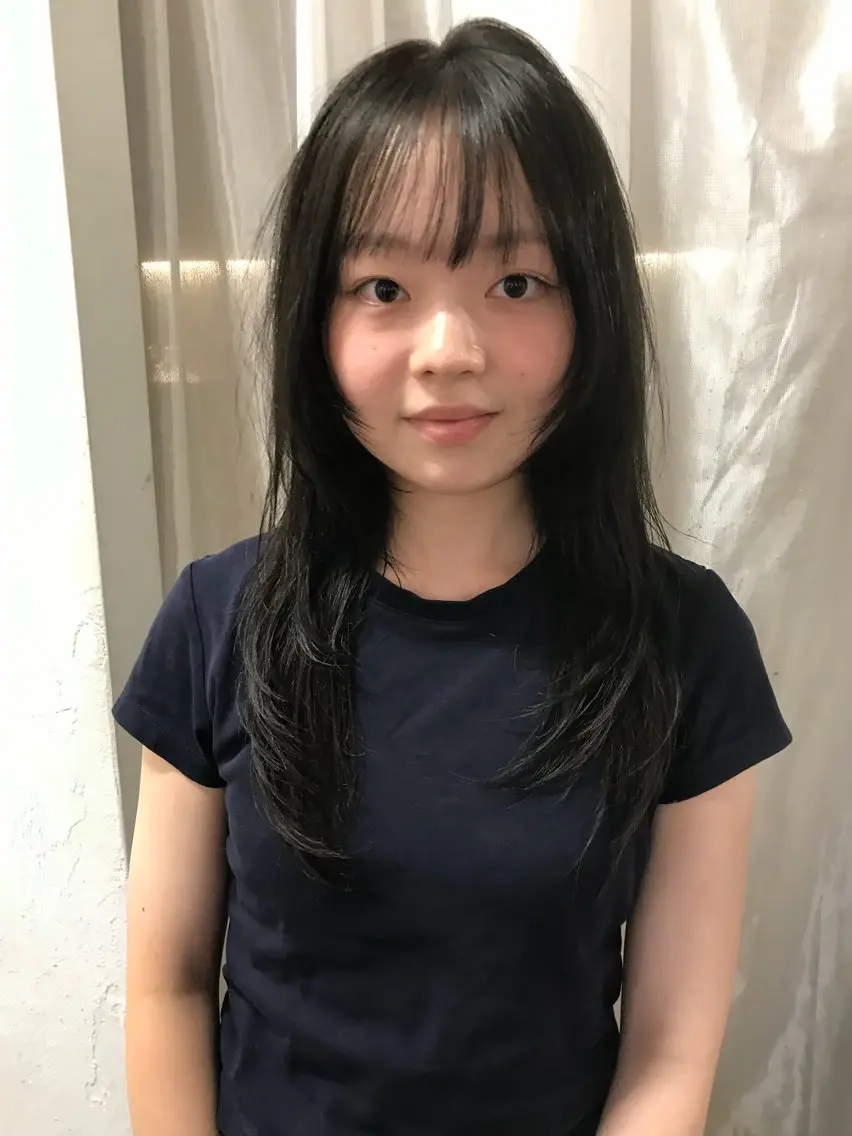 ミディアム カラー カット ヘアカラー トリートメント 赤み消しカラー/ ナチュラル/トモキのヘアスタイル