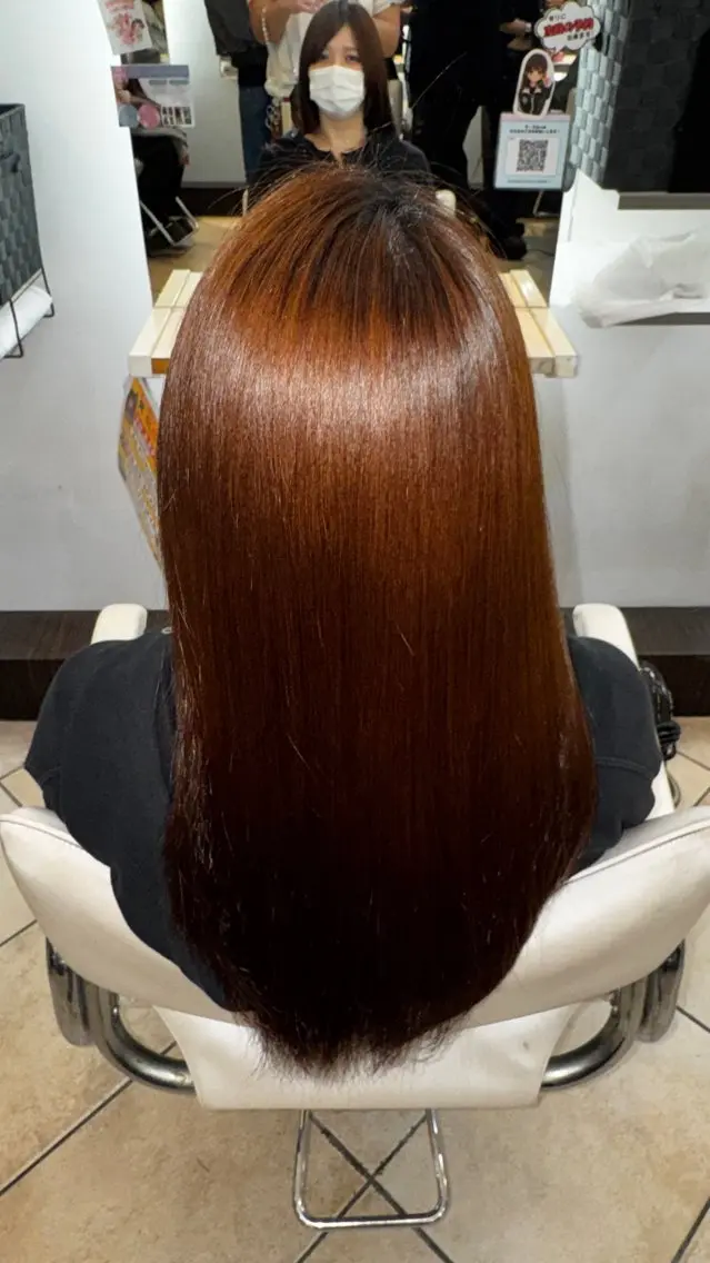 ロング 𝗠𝗜𝗞𝗨︎ ︎✦︎.ワンカラーのヘアスタイル