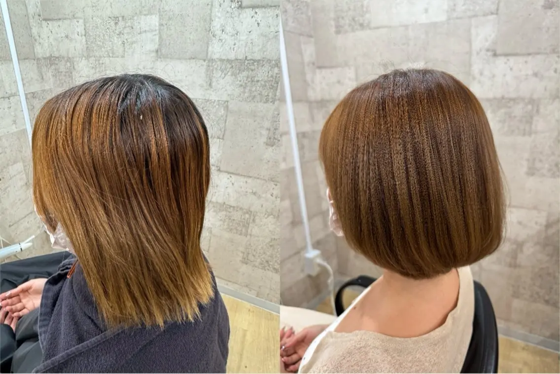 ショート ヘアカラー トリートメント Garden 浅草蔵前のヘアスタイル