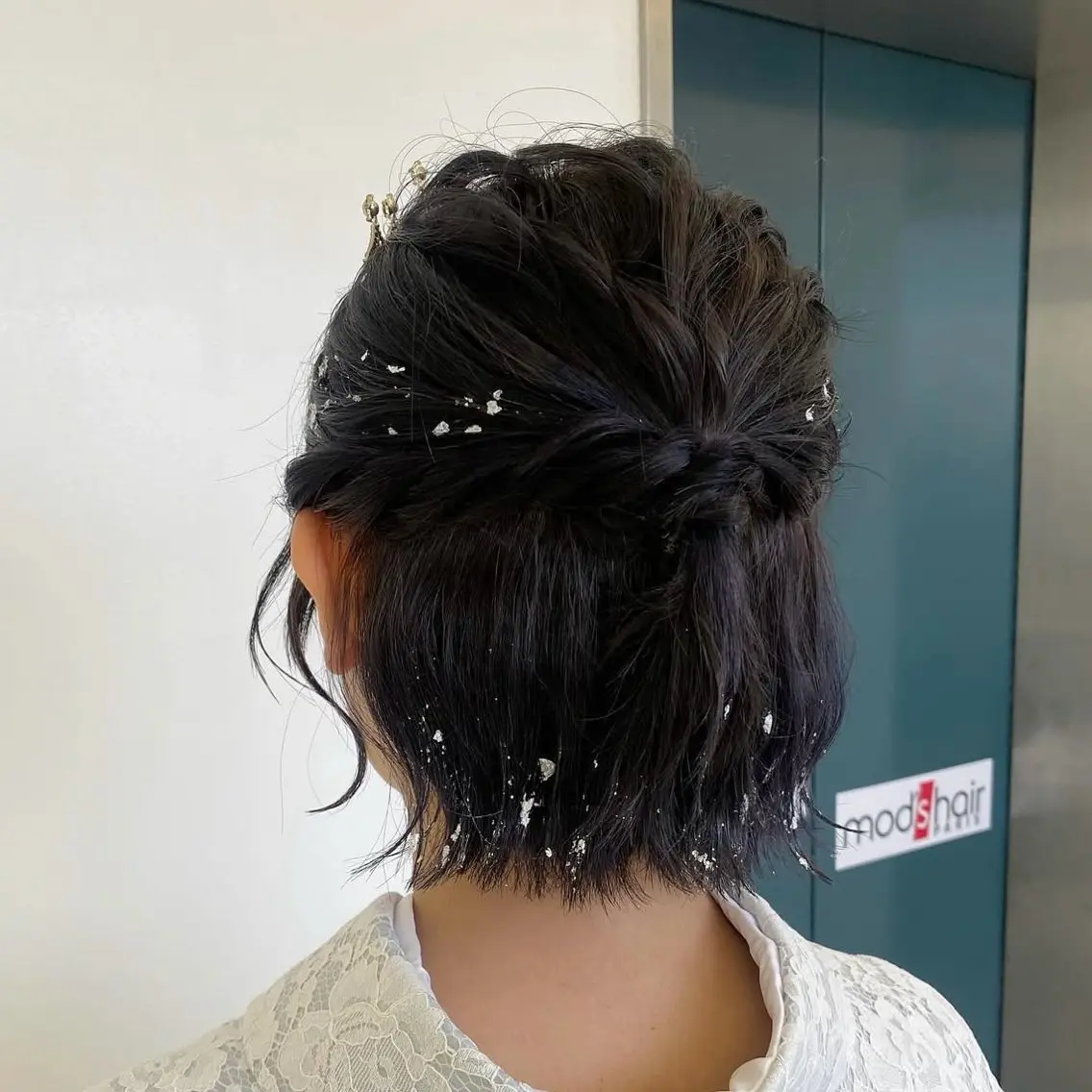 ヘアアレンジ ハーフアップ ボブ 卒業式のヘアスタイル 髪飾り 滝口詩乃🩰 〖着付け〗振袖・袴のその他イメージ