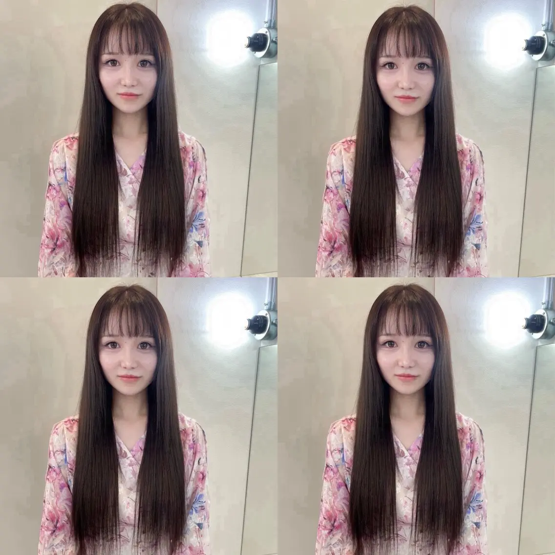 ミディアム カラー 🦋REISA🦋 エクステ×ハイトーンのヘアスタイル