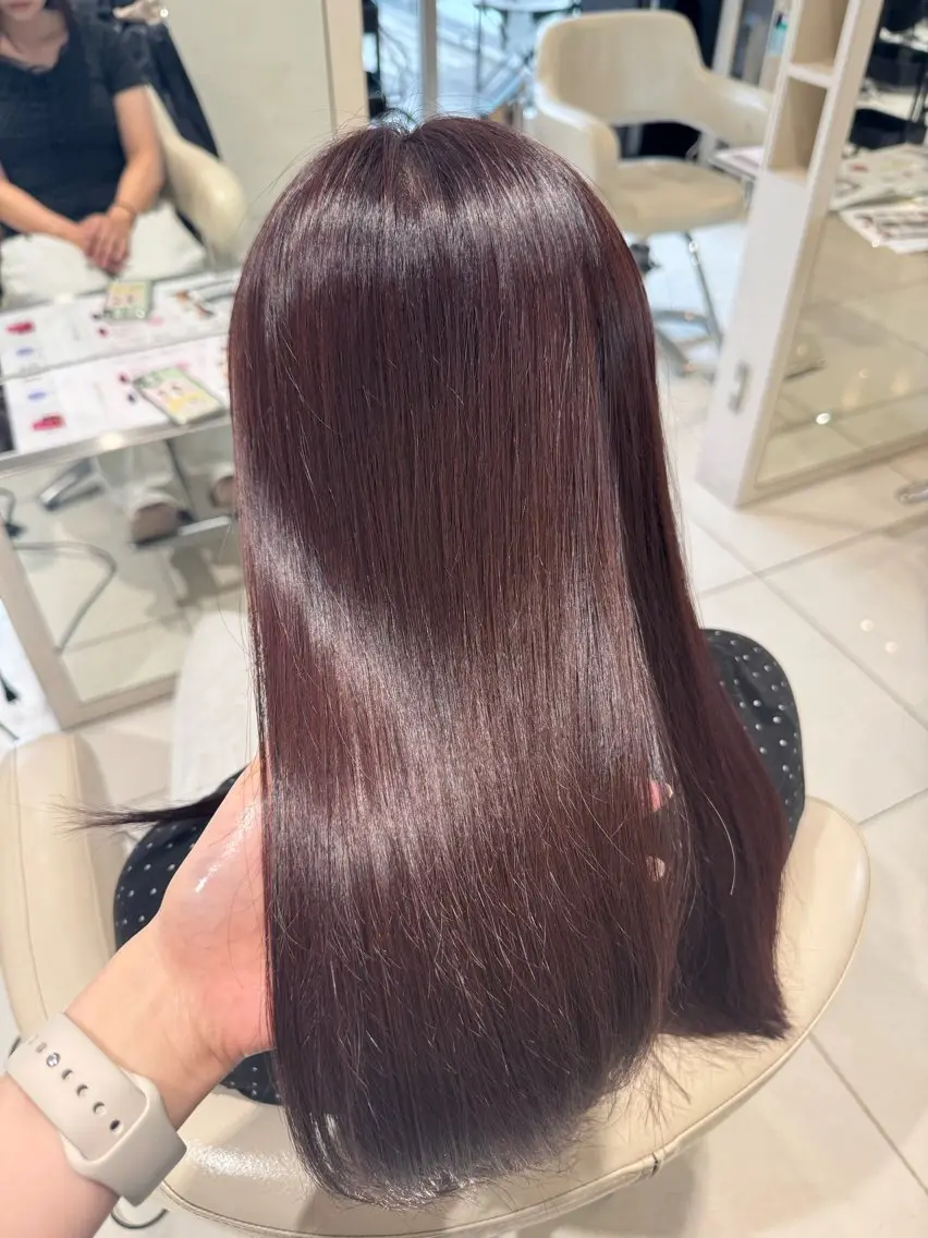 カラー カット ヘアカラー トリートメント 松下 紗季のヘアスタイル