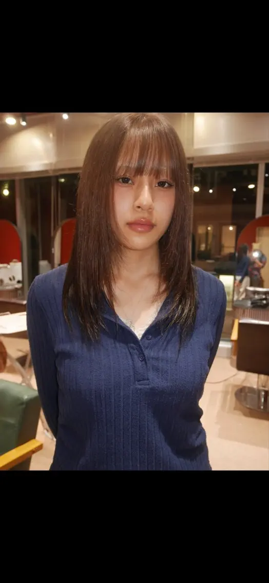 ミディアム カラー ヘアカラー cope'u 美雨のヘアスタイル