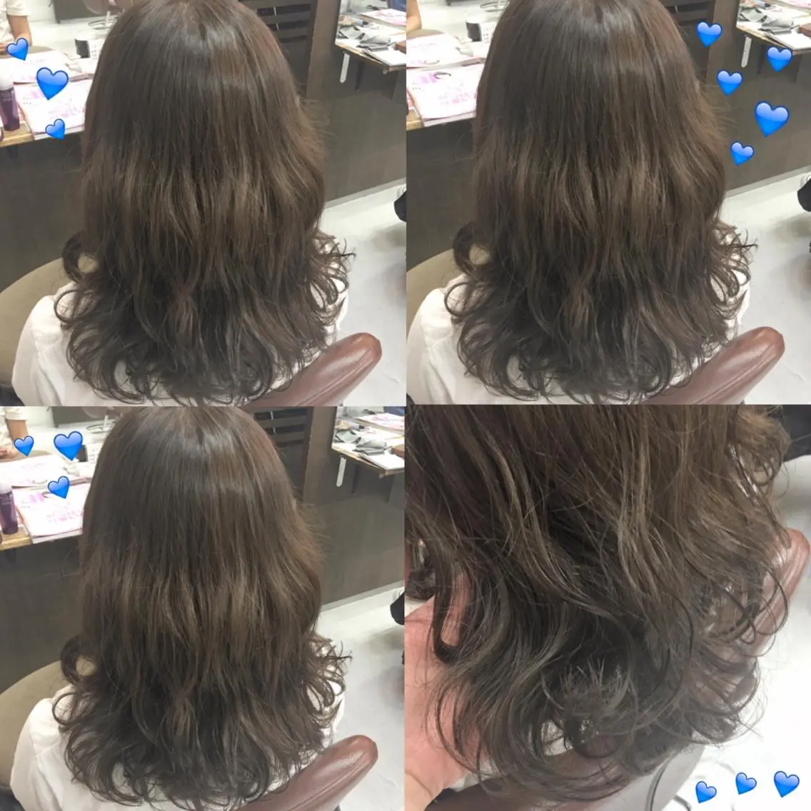ミディアム カラー イルミナカラー ムルギョル巻き 韓国ヘア得意❤︎森澤 悠佳のヘアスタイル