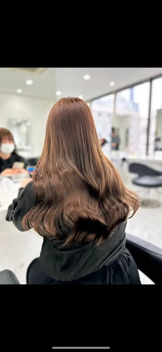 ロング カラー トレンド韓国ヘアー♡ 横浜美容室♡のヘアスタイル