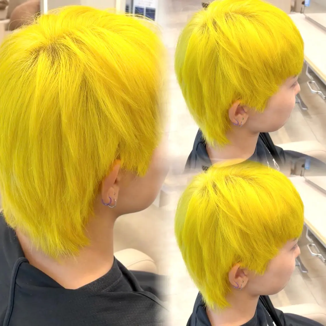 ショート カラー 暖色/ブリーチカラー 🎀 M i k uのヘアスタイル
