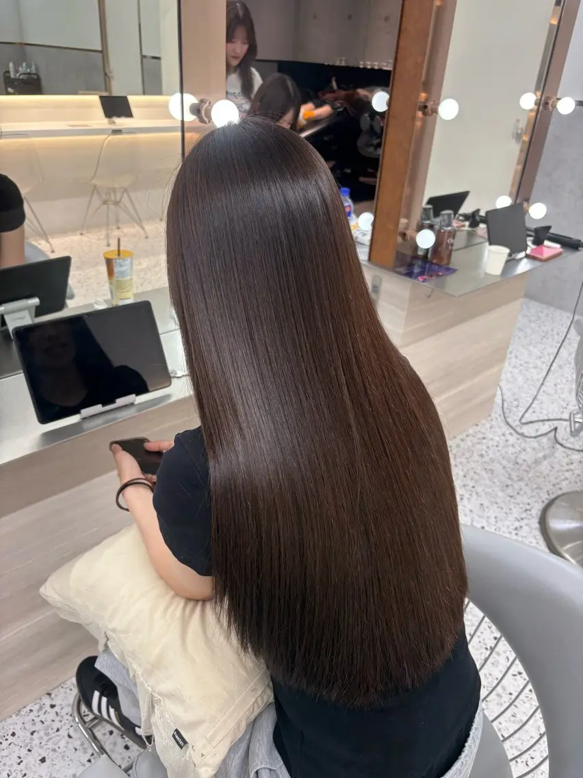 ロング カット ヘアカラー トリートメント 🎀ダブルカラー/ 透明感カラー/翼🎀のヘアスタイル