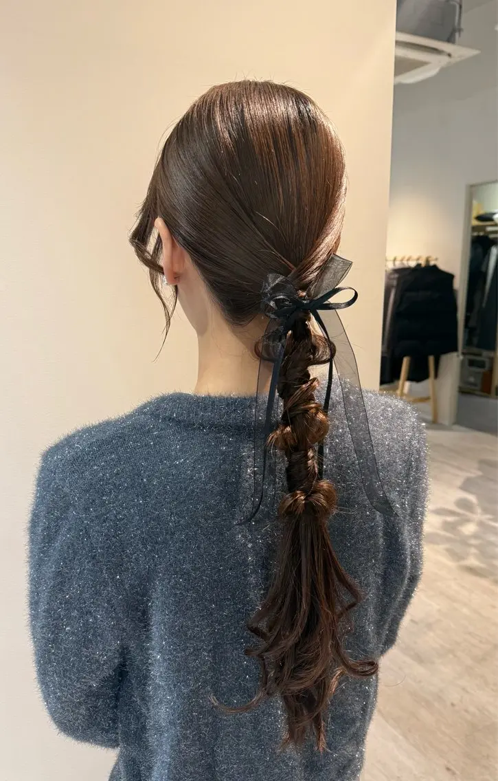 ロング ヘアアレンジ ヘアセット Connect Rumiのヘアスタイル