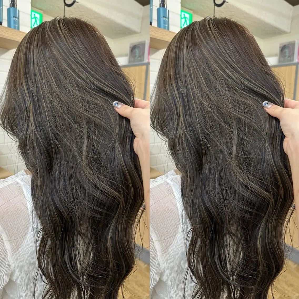 カラー 美髪縮毛矯正🫧 艶カラー/スズカのヘアスタイル