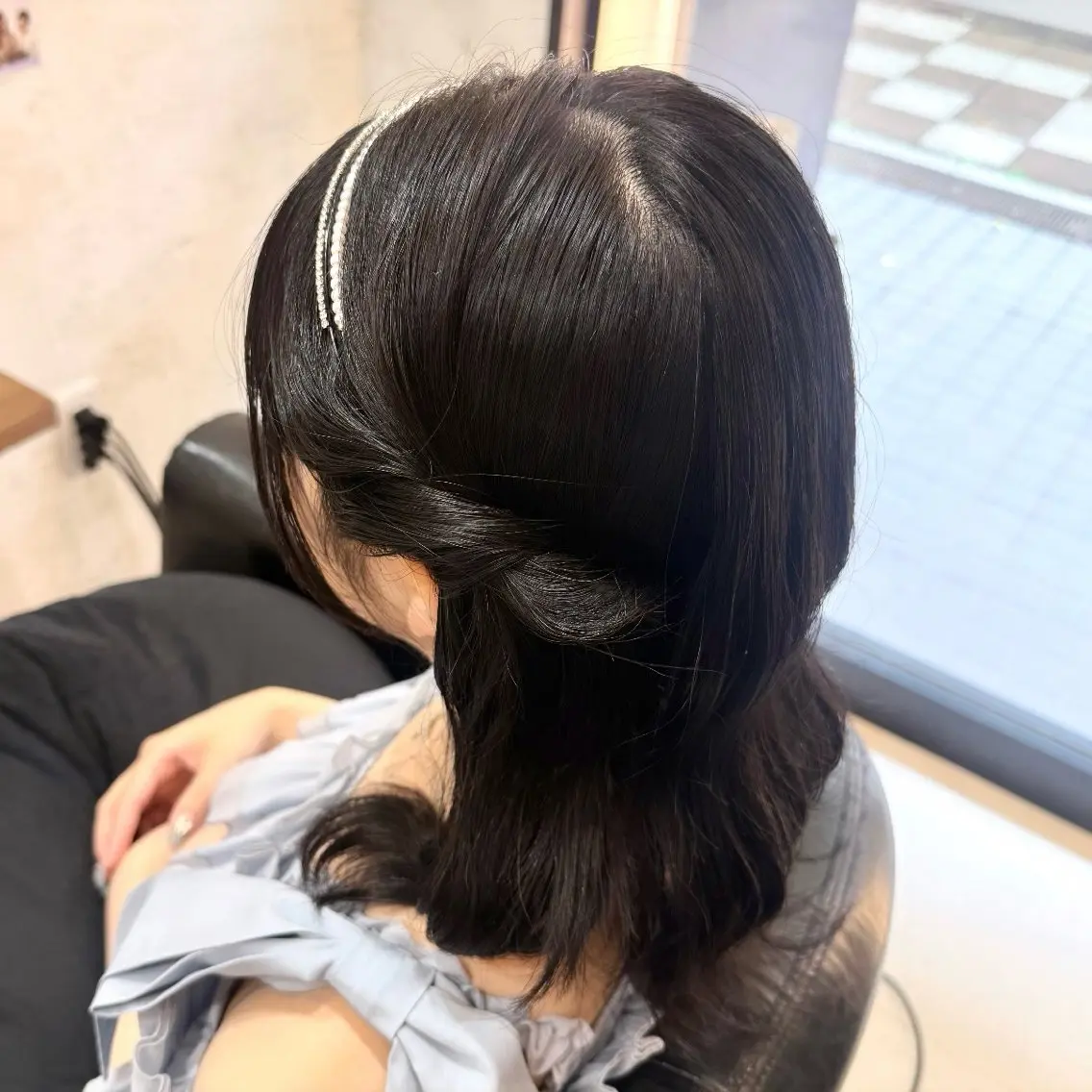 ミディアム ヘアアレンジ カチューシャ ヘアセット みりゅう /ヘアメイク/美容師のヘアスタイル