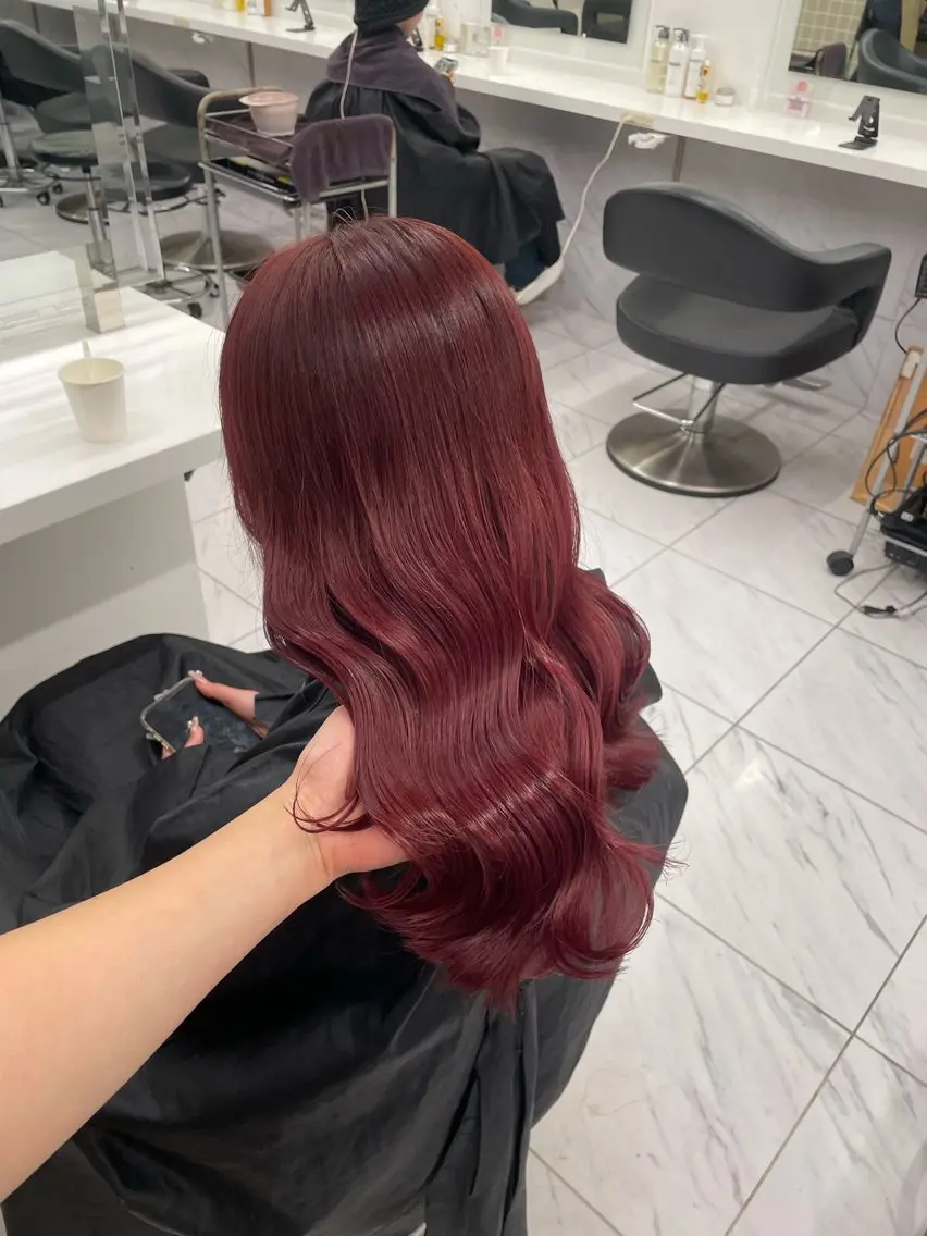 ロング カラー ヘアアレンジ ヘアカラー トリートメント ヘアセット 💗横浜美容室 💗HARUNAのヘアスタイル