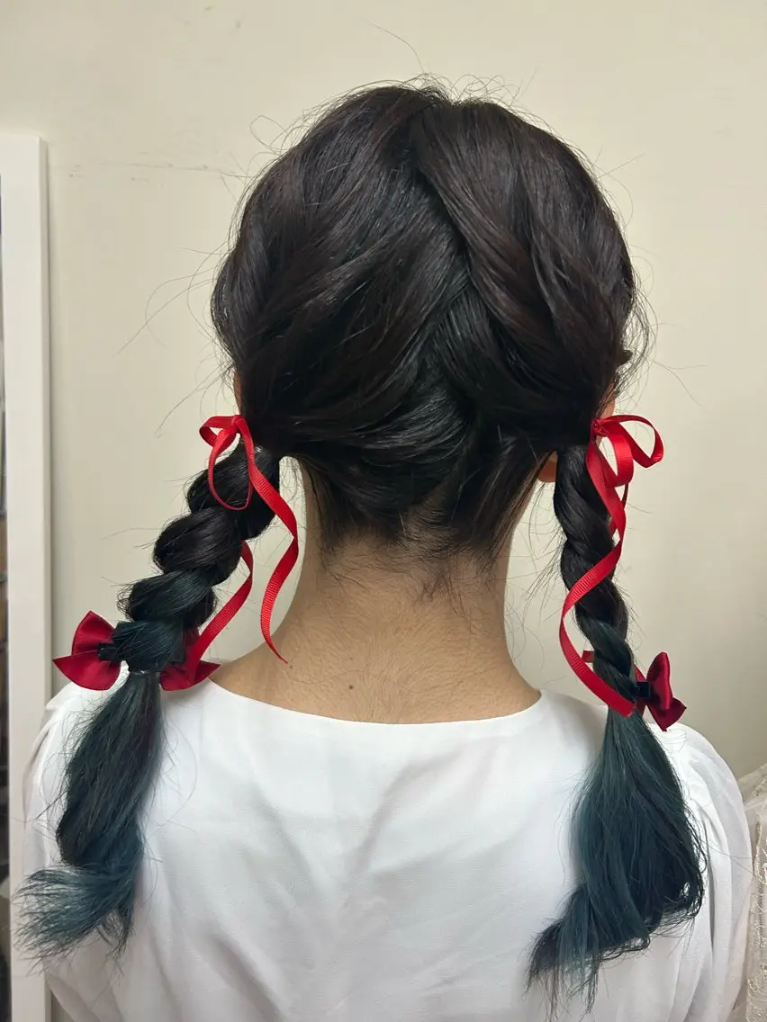 セミロング 着付け Delight ヘアメイク着付けのヘアスタイル