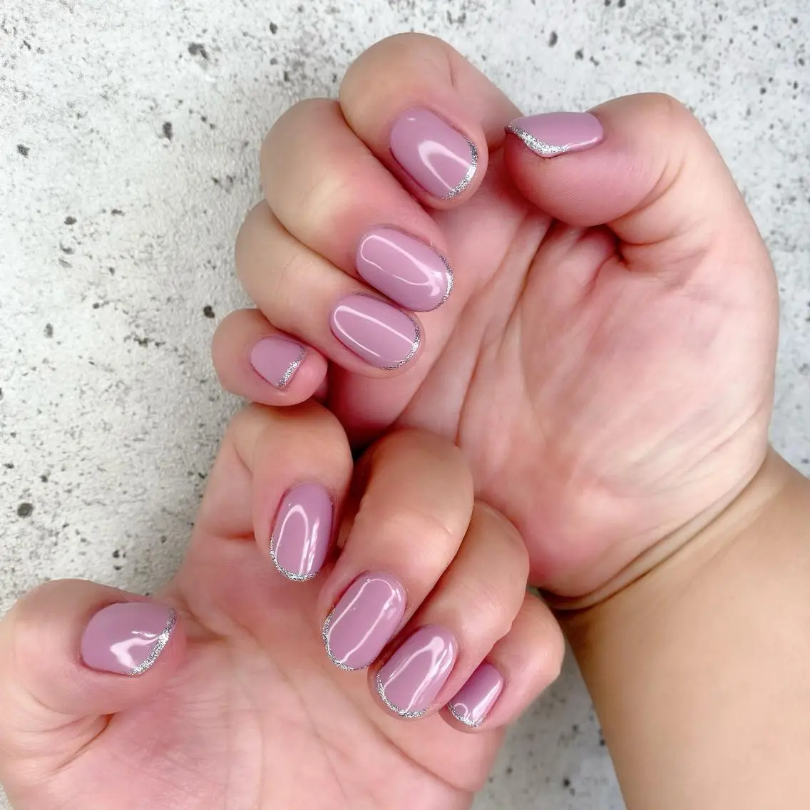 ミディアム カラー パーマ ヘアアレンジ メンズ キッズ ネイル マツエク・マツパ アートネイル フレンチネイル シンプルネイル Salon Ｋのネイルデザイン