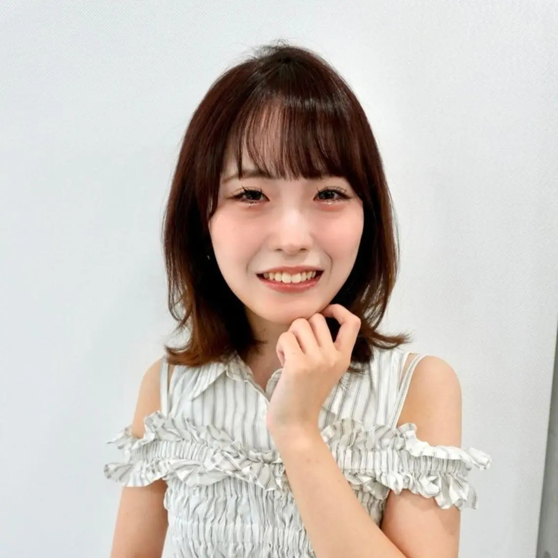 ミディアム カラー ブラウンカラー チョコレートブラウン 透明感カラー ボブ 小顔カット ❇️安達 優心❇️ レイヤー/艶髪特化のヘアスタイル