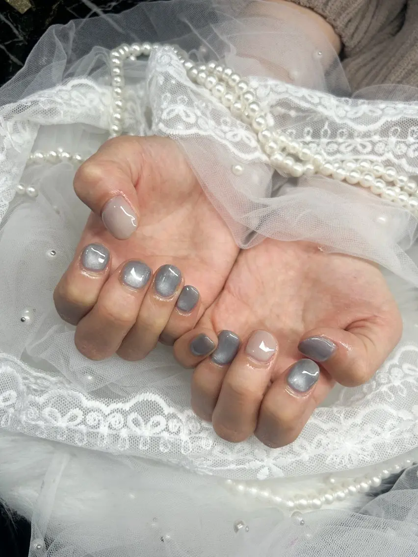 ショート ハンドネイル 堤 愛美のネイルデザイン