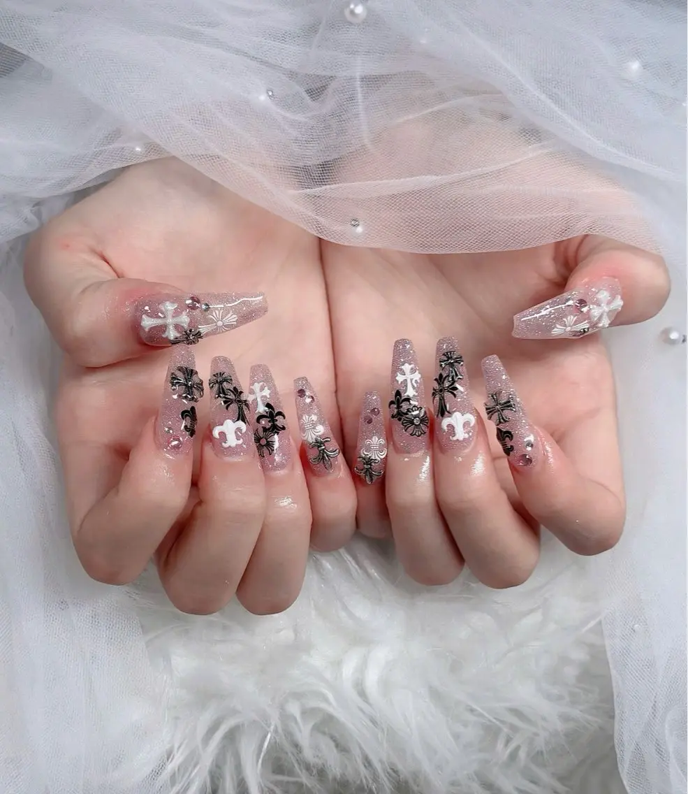 ネイル オーロラネイル フレンチネイル ジェルネイル ハロウィン 韓国ネイル ハンドネイル neco H.babynailのネイルデザイン