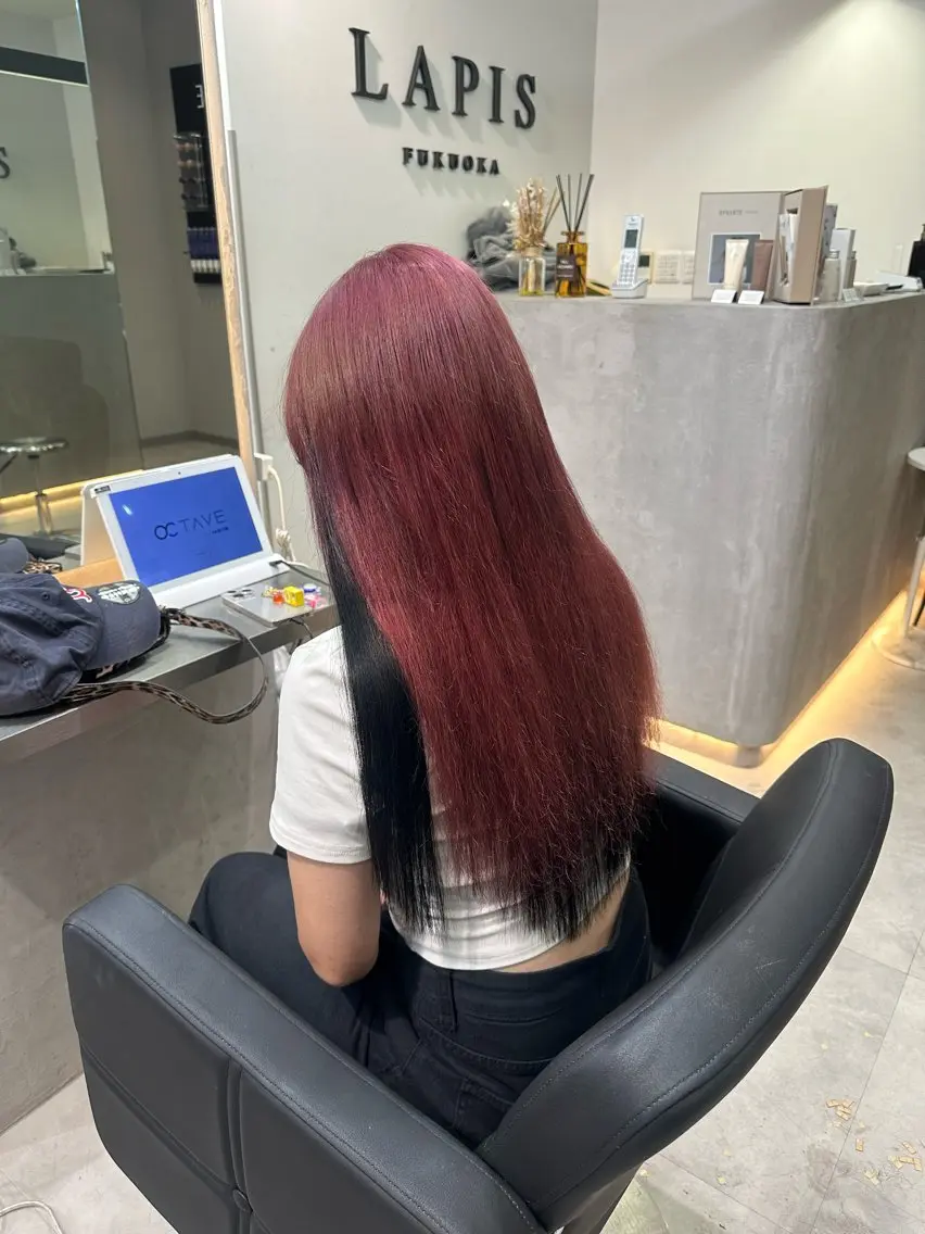 ロング エクステ ロング 濵﨑 颯七のヘアスタイル