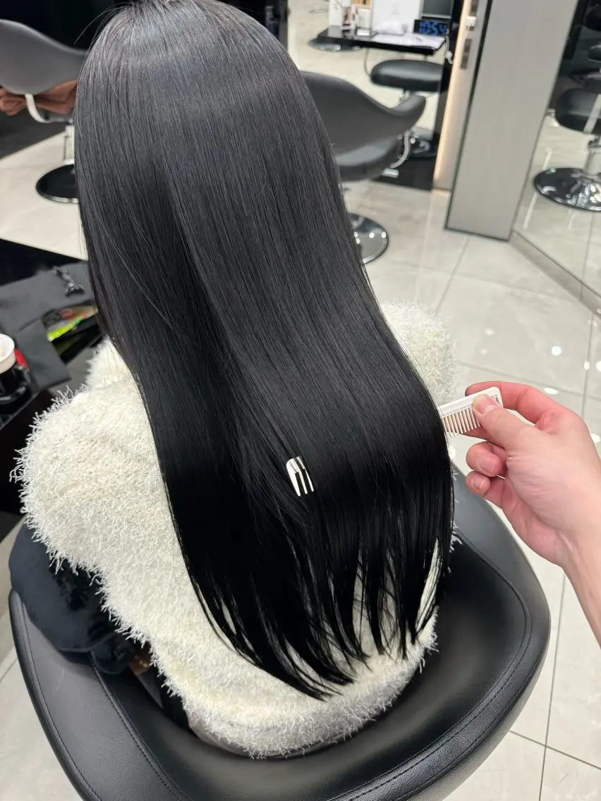 🧡髪質改善カット&艶髪カラー&クイックトリートメントの写真