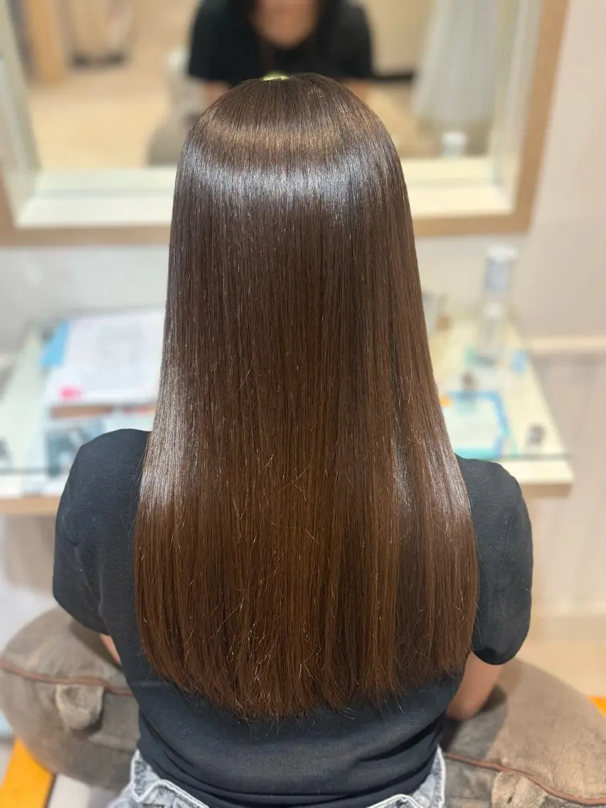 ロング 縮毛矯正 メンズパーマ募集中 /minoriのヘアスタイル