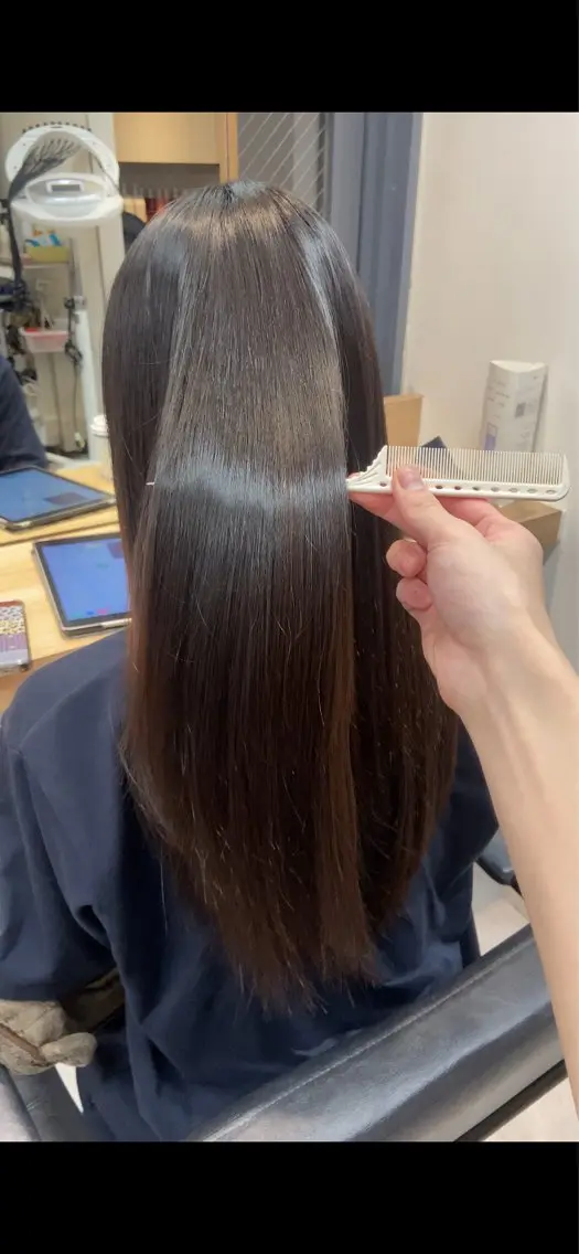 ロング 縮毛矯正 宮原 春希のヘアスタイル