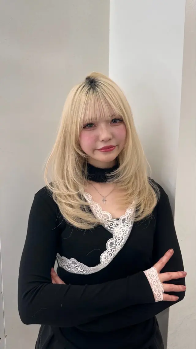 カラー カット ヘアカラー トリートメント 透明感カラー🎀艶髪 Anju/渋谷🎀のヘアスタイル
