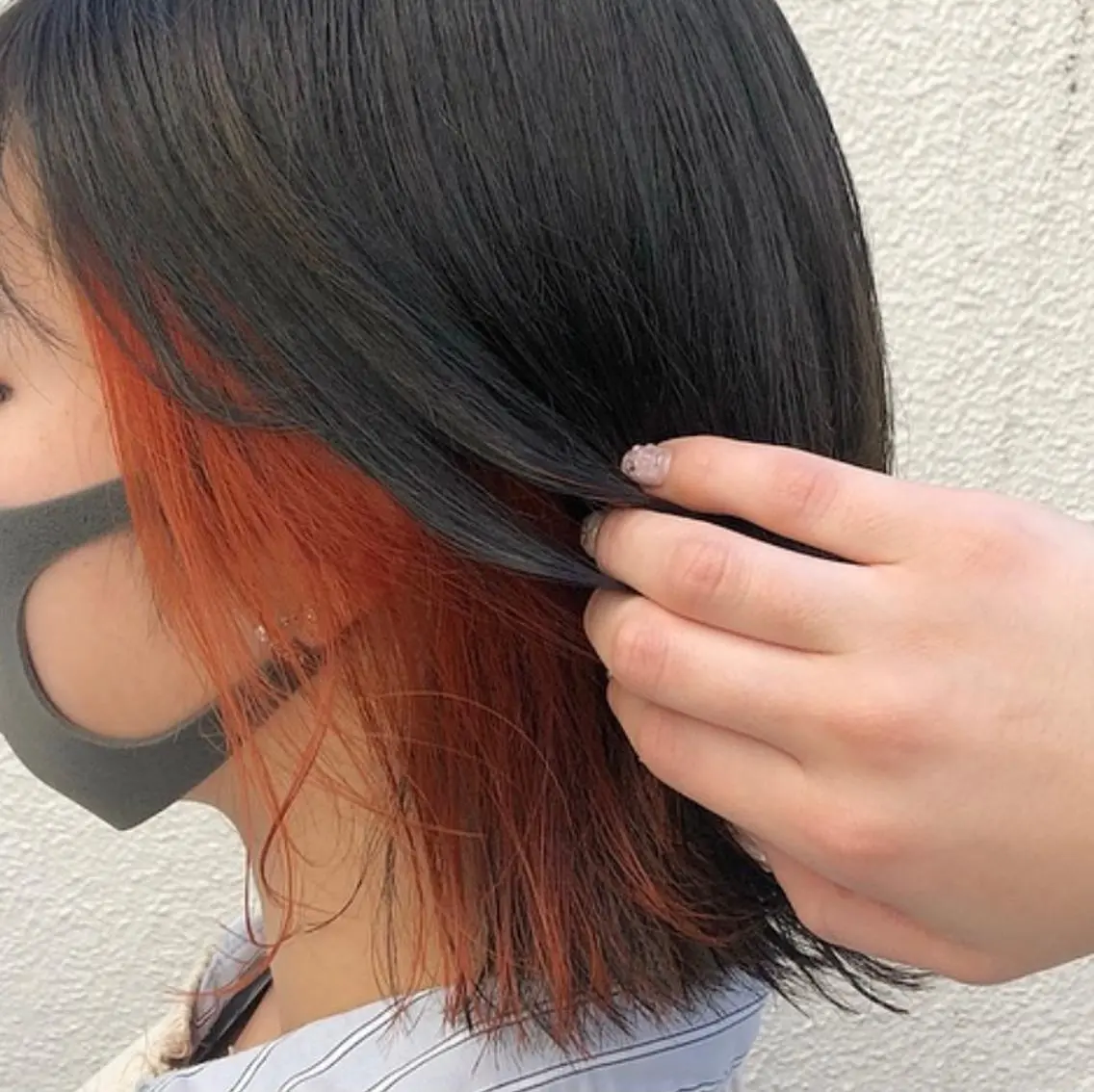 ミディアム カラー ヘアカラー トリートメント 🎀透明感カラー🎀 mikaのヘアスタイル