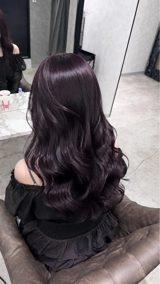 セミロング カラー カット ヘアカラー トリートメント 🦋透明感カラー✖️ 髪質改善🦋光希のヘアスタイル