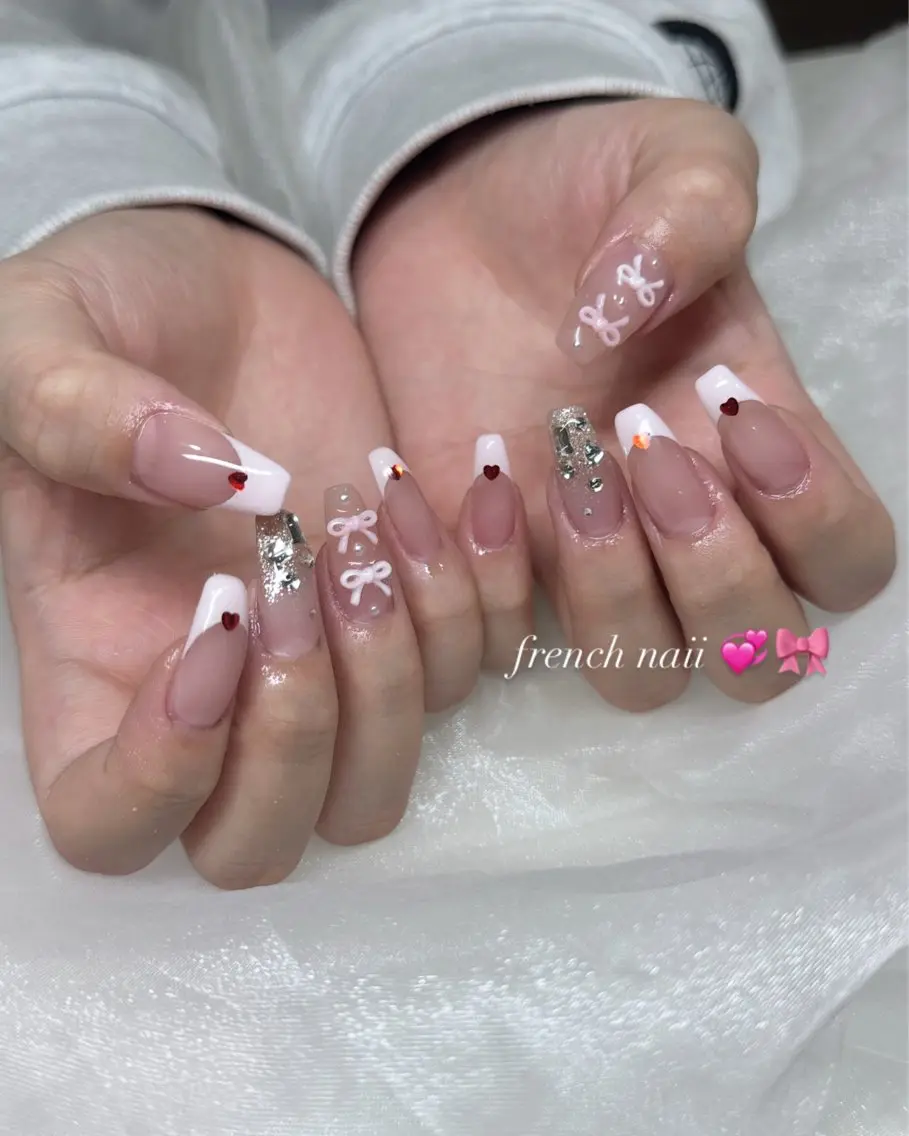 【今だけ‼️】持ち込みdesignネイル🎀の写真