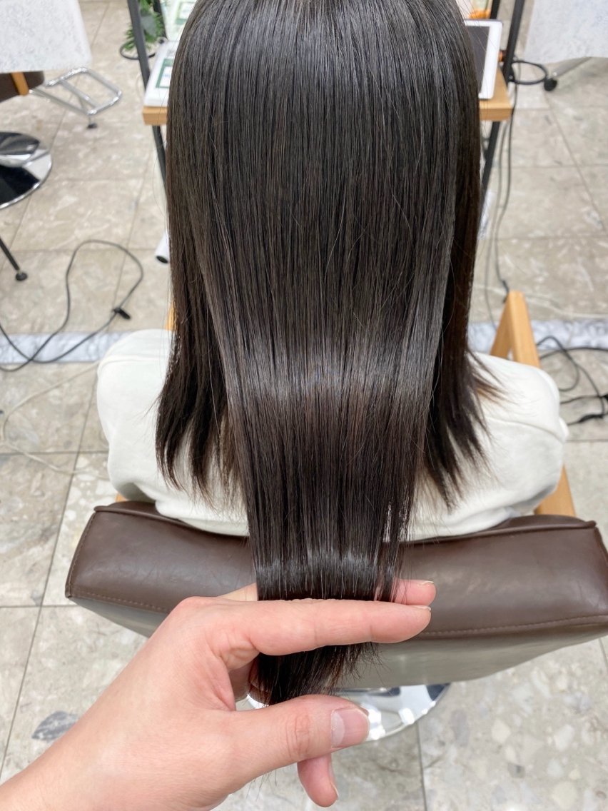ロング カラー 🌹髪質改善カラー 高発色 西郷🌹のヘアスタイル
