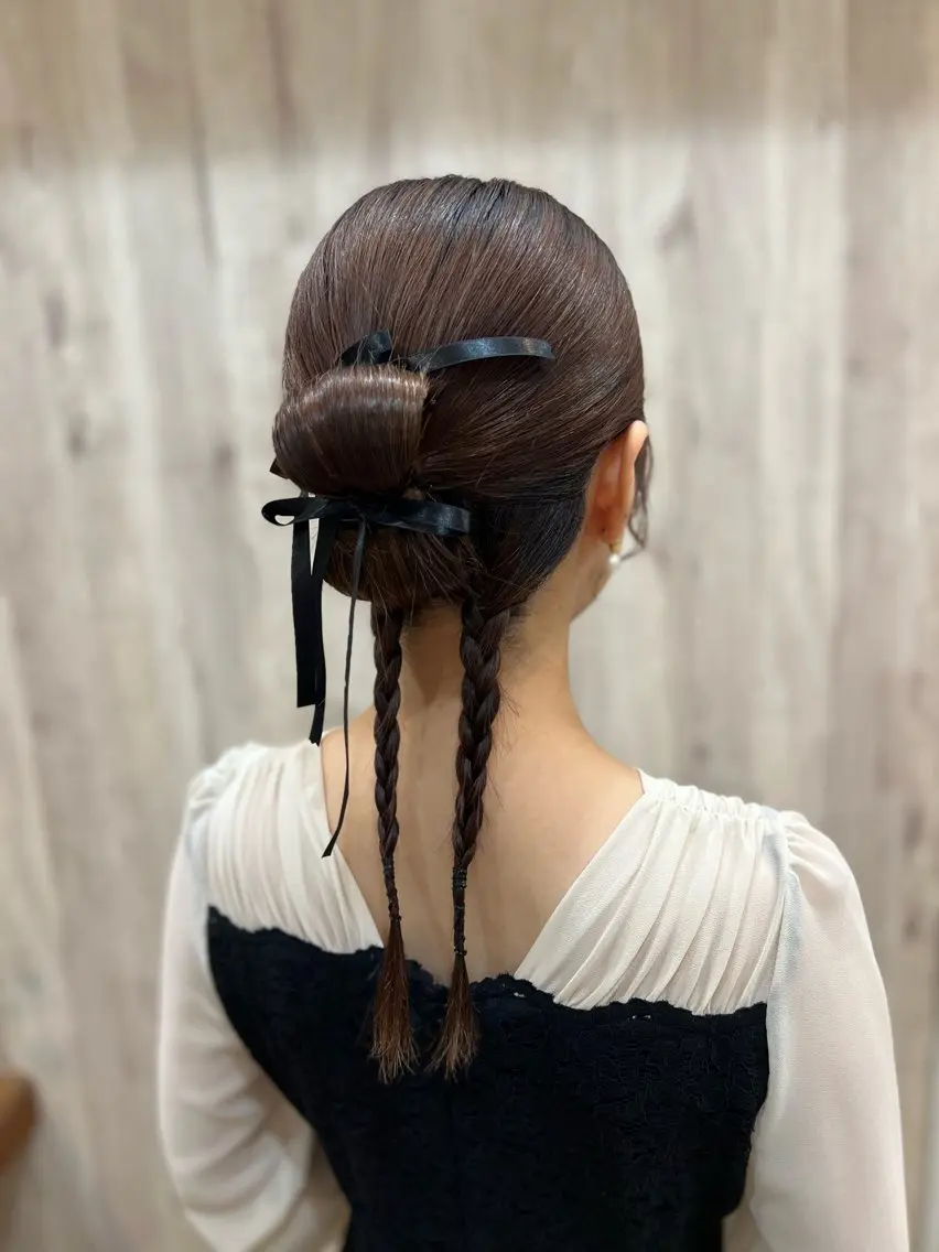 ヘアアレンジ ヘアセット ヘアメイクネイリスト hidemi中目黒のヘアスタイル