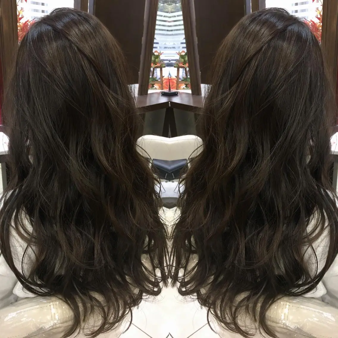 ロング カラー 寺内 紳悟のヘアスタイル