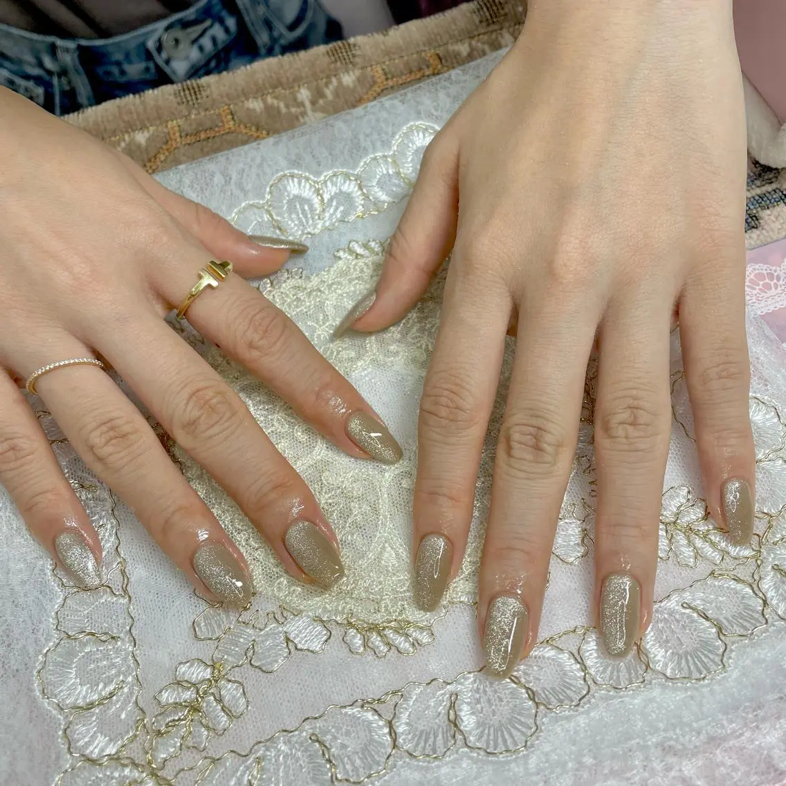 ネイル アートネイル オーロラネイル 成人式 ジェルネイル 卒業式 J terrace Nailのネイルデザイン