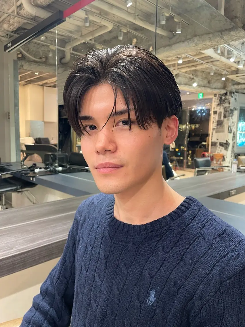 ショート メンズ センターパート fifth_ 海空 mikuのヘアスタイル
