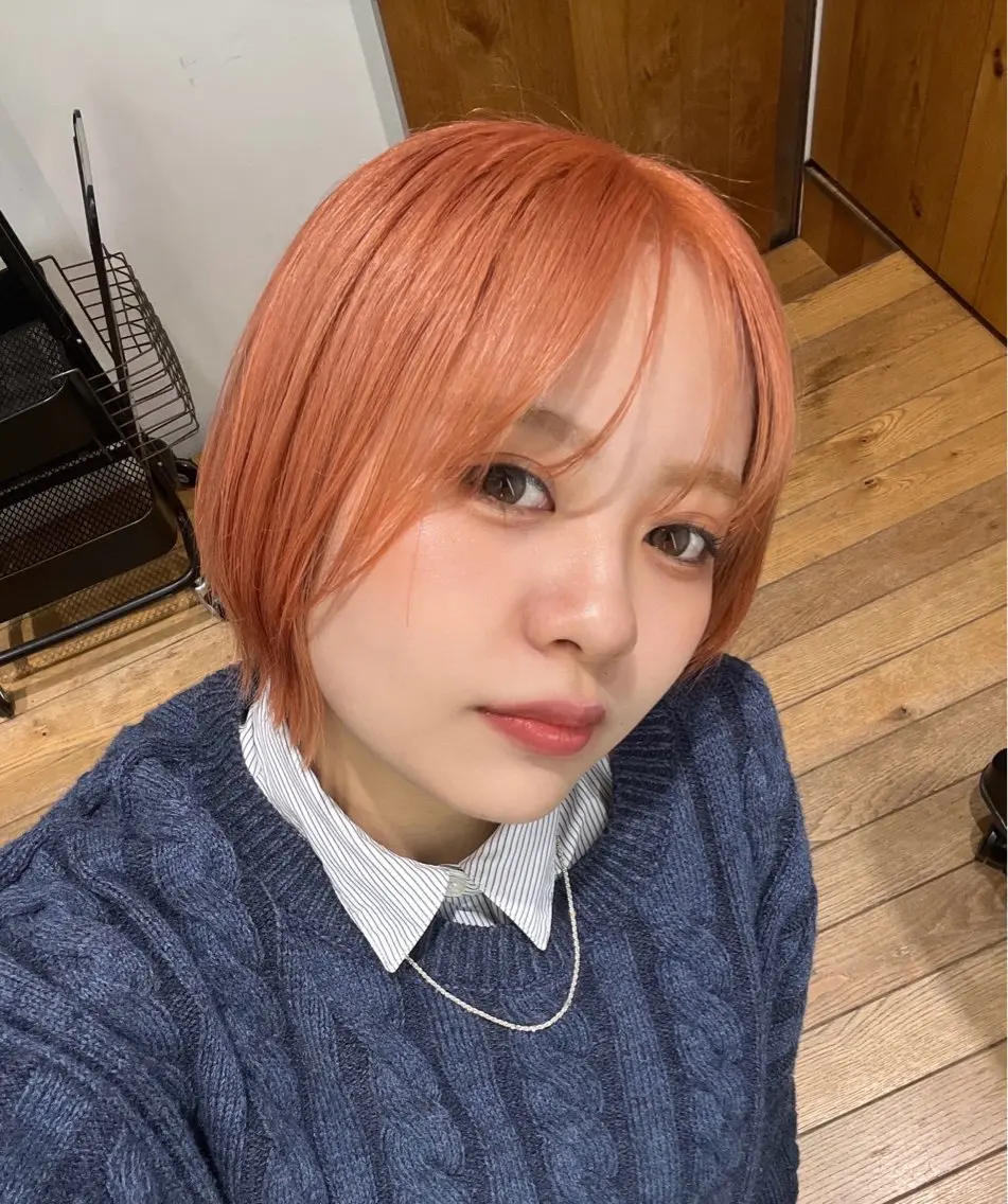ミディアム カット ヘアカラー トリートメント 表参道/kozue/ 艶髪/髪質改善のヘアスタイル