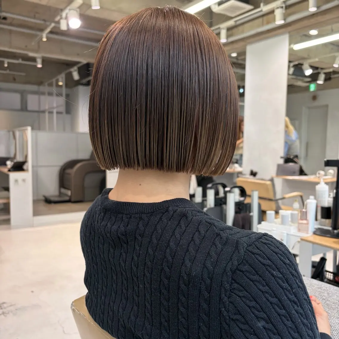 ショート カラー カット ヘッドスパ いまかわ ゆなのヘアスタイル