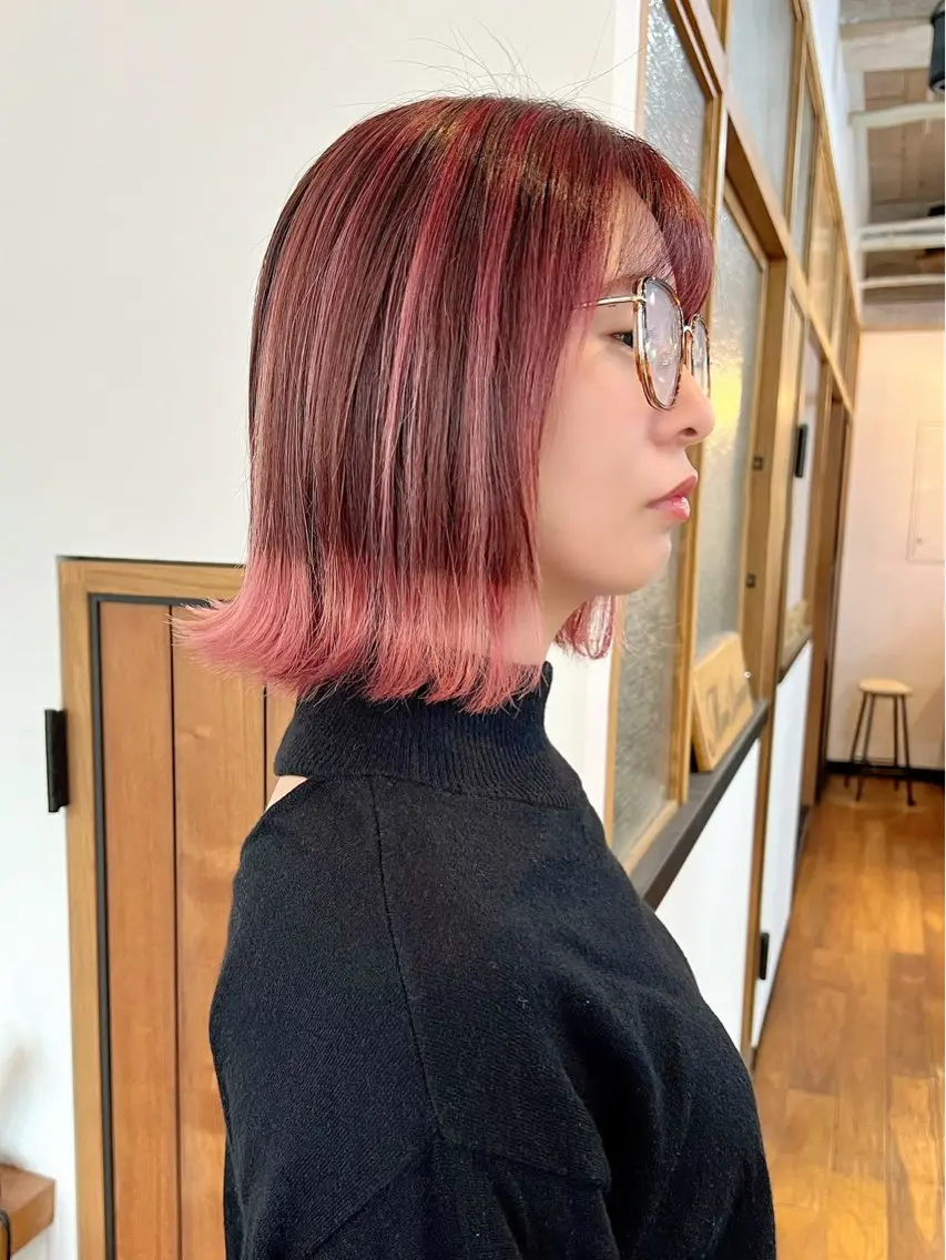 ミディアム カラー ❤️Mimi/non ワンカラー❤️のヘアスタイル