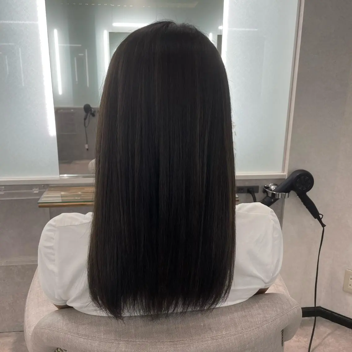 ミディアム 縮毛矯正 樋口 功樹のヘアスタイル