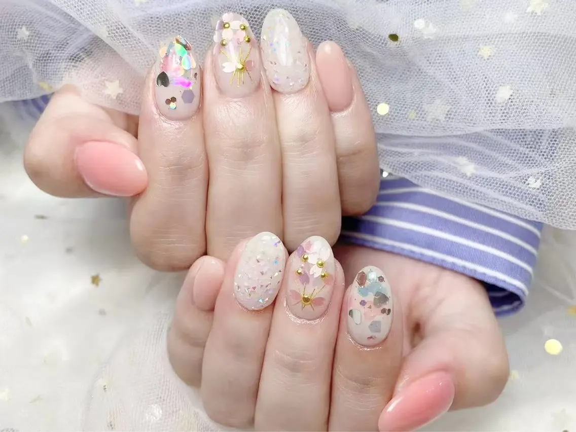 ネイル 春ネイル ジョリ kasumi🌹💅のネイルデザイン